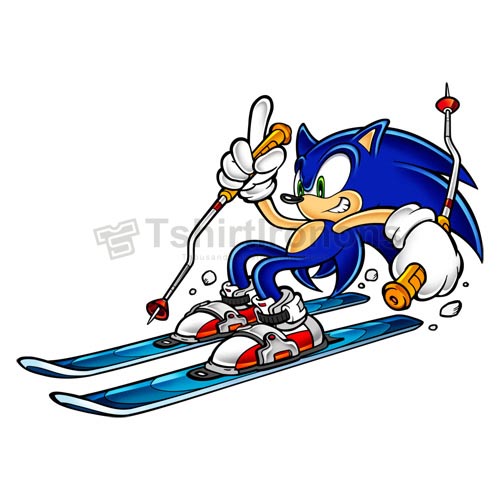 Sonic the Hedgehog T-shirts Iron On Transfers N7959 - Click Image to Close